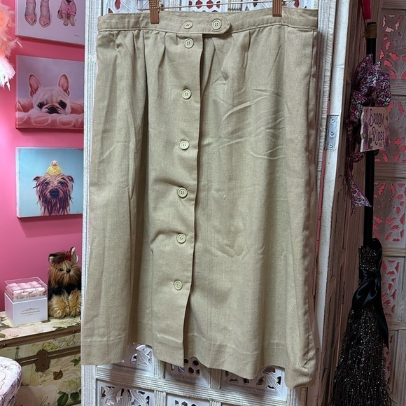 Button Down Skirt - Picture 1 of 5